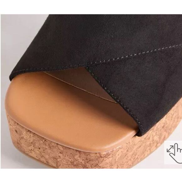 Torrid X-Band Platform chunky Heeled Sandal Size 9WW NWT - Picture 6 of 12